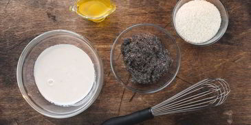 чиа-пудинг с кедровой мукой