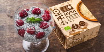 чиа-пудинг с кедровой мукой