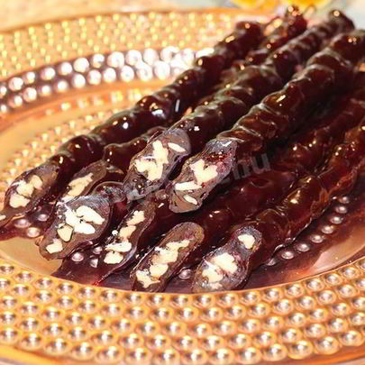 Чурчхела с грецким орехом