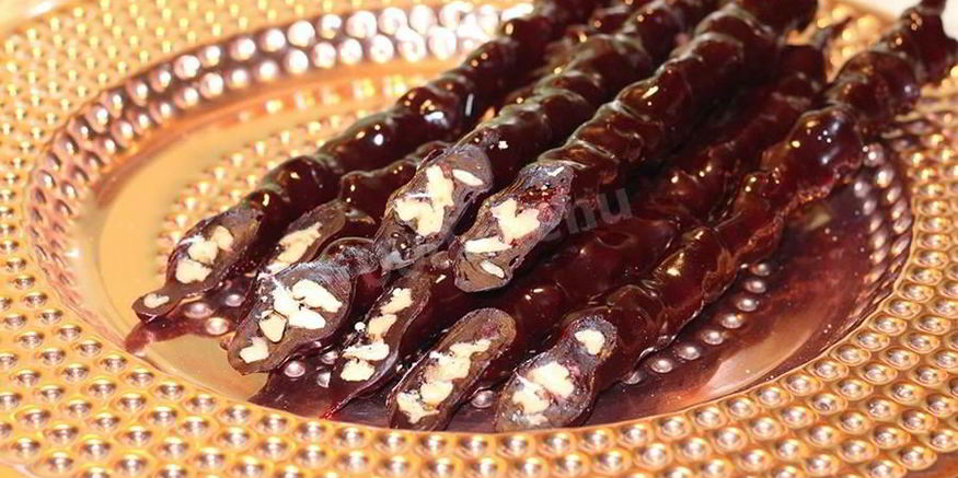 Рецепт чурчхелы с грецким орехом