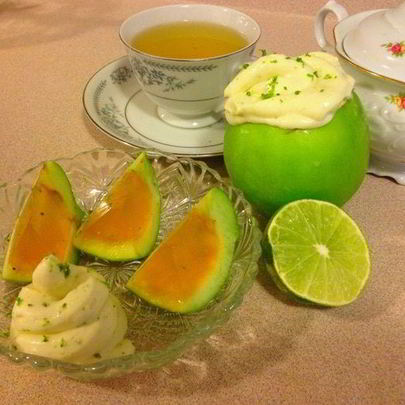 Десерт Тройная зелень