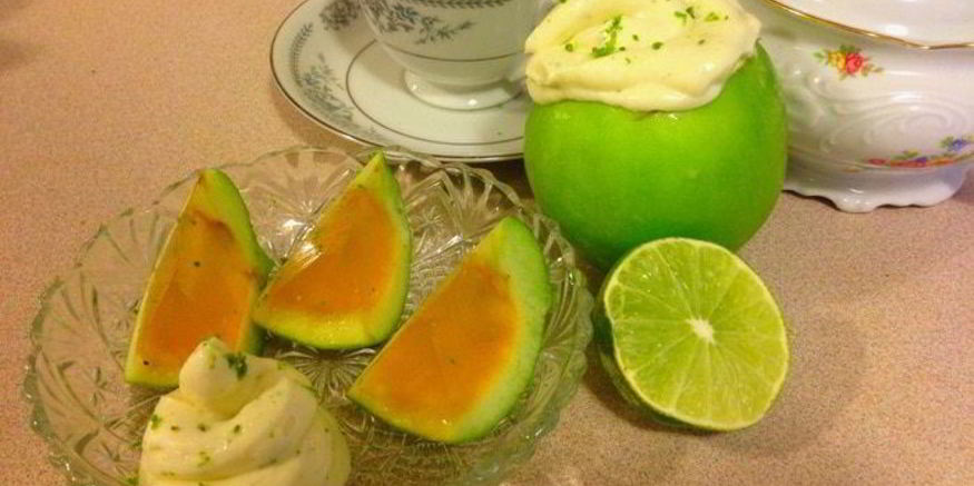 Рецепт десерта тройная зелень