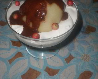 Груша в шоколаде