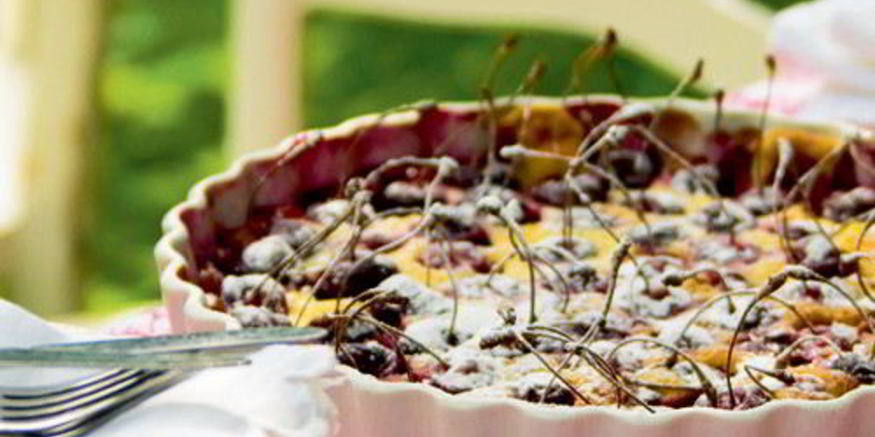 Рецепт клафути с черешней