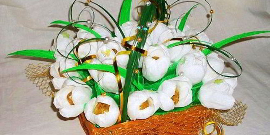 Рецепт букета из конфет для девочки