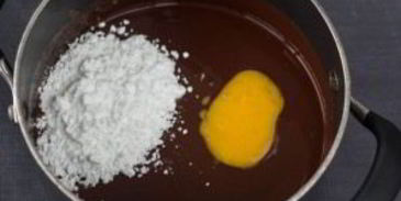 конфеты на печенье