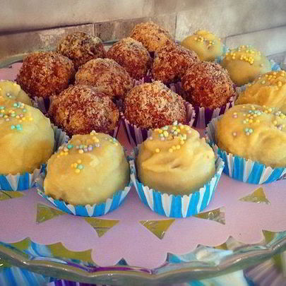 Конфеты ручной работы Тыквенное пралине