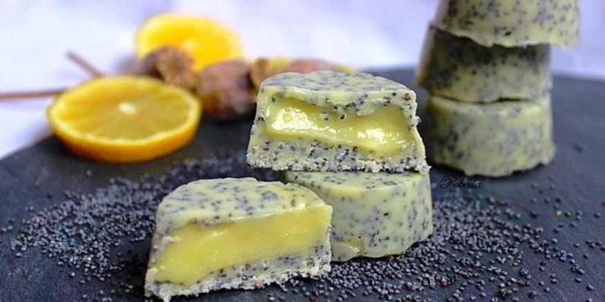 Рецепт маковых конфет с лимонным курдом