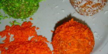 морковные конфетти