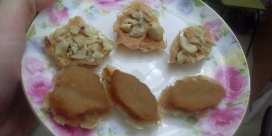 Рецепт яблочных конфет без сахара с фундуком