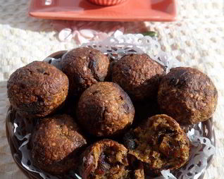 Запеченные шарики-конфеты