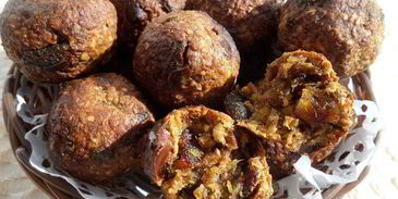 запеченные шарики-конфеты