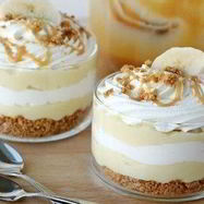 Рецепт Бананова-карамельного десерт в креманках