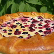 Рецепт Галеты с творожным кремом и ягодами