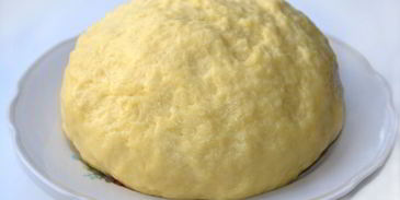 галета с творожным кремом и ягодами