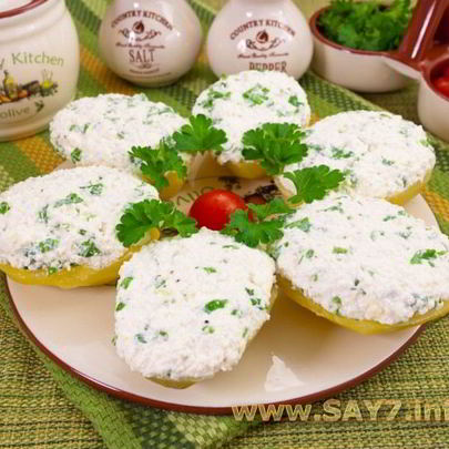 Картофель с творожным кремом