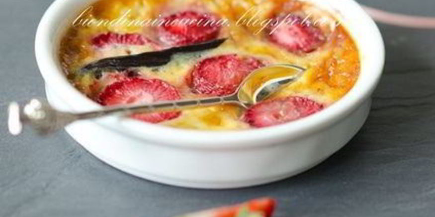 Рецепт клубничного крема-карамели