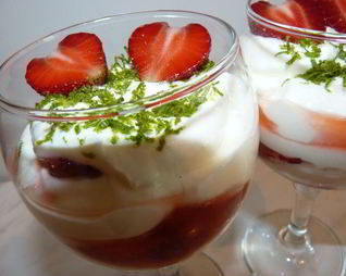 Клубника с кремом