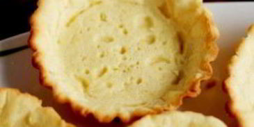 корзинки с белковым кремом