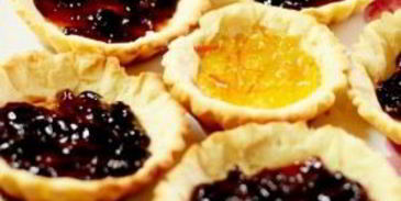 корзинки с белковым кремом