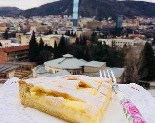 Кростата с лимонным кремом