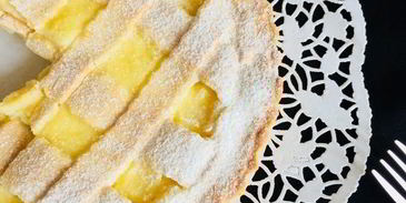 кростата с лимонным кремом