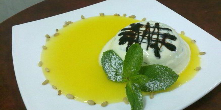 Рецепт мятного крема с лимонныма соусома