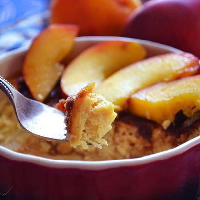 Персиковый крем брюле