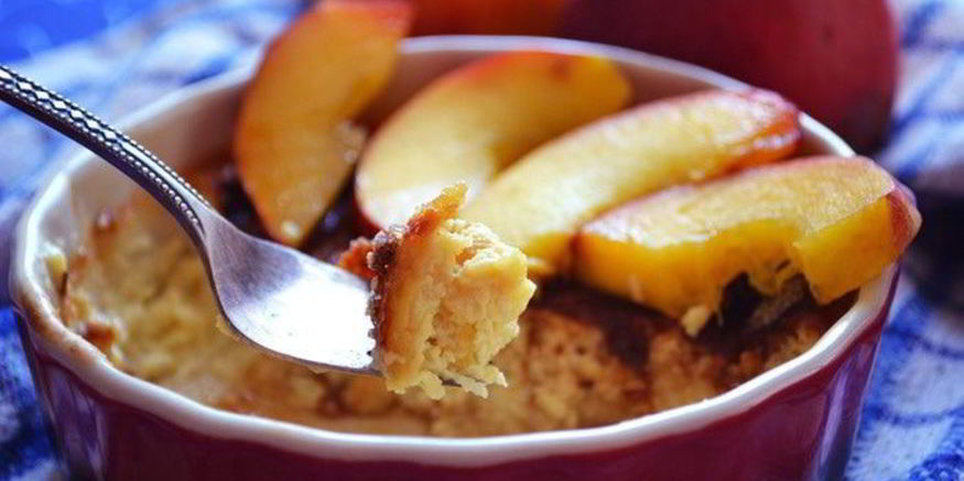 Рецепт персикового крема брюле