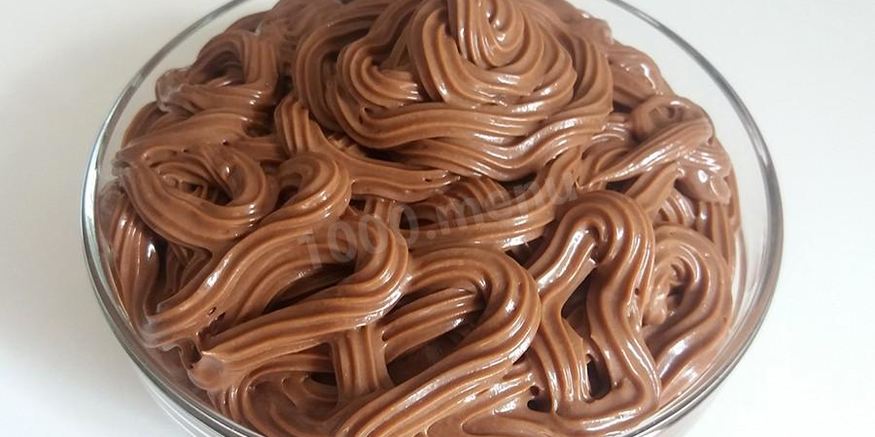 Рецепт шоколадного крема с маскарпоне