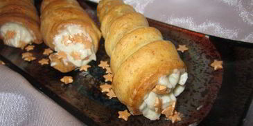 трубочки с ореховым кремом