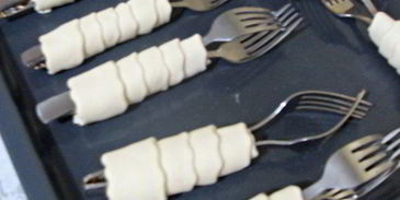 трубочки слоеные с кремом