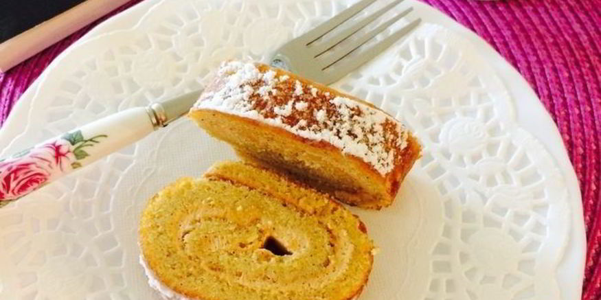 Рецепт тыквенного рулета с кремом