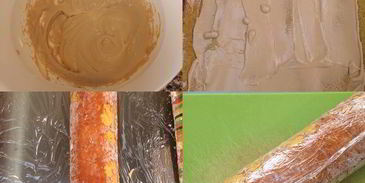 тыквенный рулет с кремом