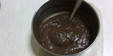 воздушный тыквенно-ореховый бисквит с тыквенно-шоколадным кремом