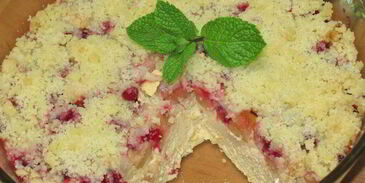 запеченный крем из ряженки под вкусной корочкой