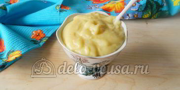 заварной крем без масла