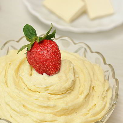 Заварной крем с белым шоколадом