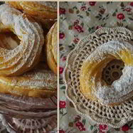 Рецепт Заварных колец с творожным кремом