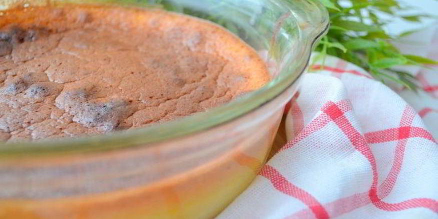 Рецепт лимонно-творожного пудинг