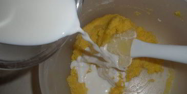 лимонно-творожный пудинг