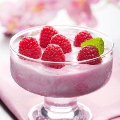 Малиново-лаймовый замороженный десерт