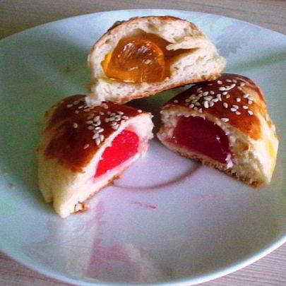 Булочки с мармеладом