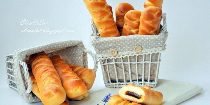 Рецепт косичек с мармеладом