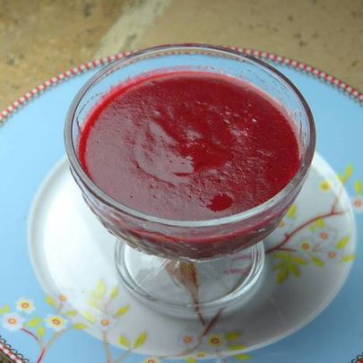 Ягодный мармелад на запеченных яблоках