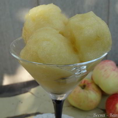 Медово-яблочный сорбет