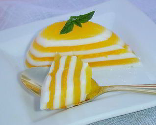 Молочно-апельсиновое желе