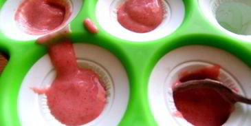 бананово-клубничное мороженое