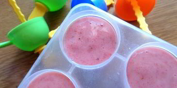 бананово-клубничное мороженое