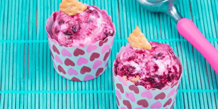 Рецепт домашнего мороженого черничный чизкейк